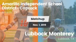 Matchup: Caprock  vs. Lubbock Monterey  2019