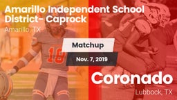 Matchup: Caprock  vs. Coronado  2019