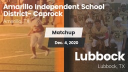 Matchup: Caprock  vs. Lubbock  2020