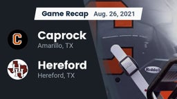 Recap: Caprock  vs. Hereford  2021