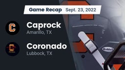 Recap: Caprock  vs. Coronado  2022