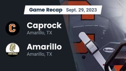 Recap: Caprock  vs. Amarillo  2023