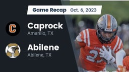 Recap: Caprock  vs. Abilene  2023