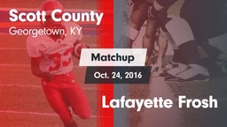 Matchup: Scott County High vs. Lafayette Frosh 2016