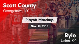 Matchup: Scott County High vs. Ryle  2016
