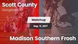 Matchup: Scott County High vs. Madison Southern Frosh 2017