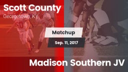 Matchup: Scott County High vs. Madison Southern JV 2017
