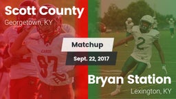 Matchup: Scott County High vs. Bryan Station  2017