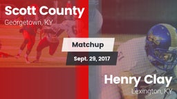 Matchup: Scott County High vs. Henry Clay  2017