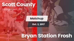 Matchup: Scott County High vs. Bryan Station Frosh 2017