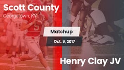 Matchup: Scott County High vs. Henry Clay JV 2017