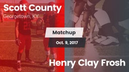 Matchup: Scott County High vs. Henry Clay Frosh 2017