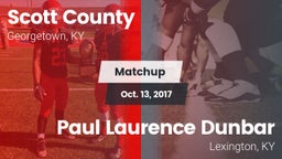 Matchup: Scott County High vs. Paul Laurence Dunbar 2017