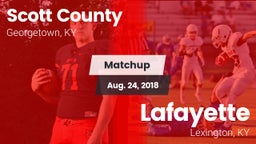 Matchup: Scott County High vs. Lafayette  2018