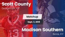 Matchup: Scott County High vs. Madison Southern  2018