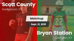Matchup: Scott County High vs. Bryan Station  2018