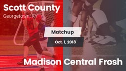 Matchup: Scott County High vs. Madison Central Frosh 2018