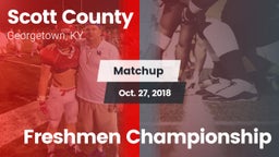 Matchup: Scott County High vs. Freshmen Championship 2018