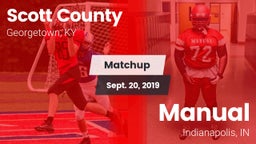 Matchup: Scott County High vs. Manual  2019