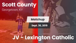 Matchup: Scott County High vs. JV - Lexington Catholic 2019