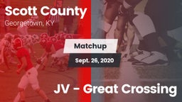 Matchup: Scott County High vs. JV - Great Crossing 2020
