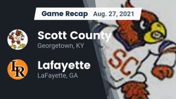 Recap: Scott County  vs. Lafayette  2021