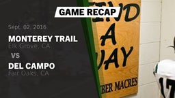 Recap: Monterey Trail  vs. Del Campo  2016