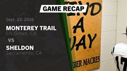 Recap: Monterey Trail  vs. Sheldon  2016
