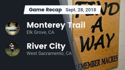 Recap: Monterey Trail  vs. River City  2018