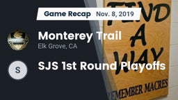 Recap: Monterey Trail  vs. SJS 1st Round Playoffs 2019