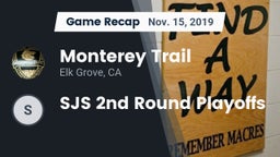 Recap: Monterey Trail  vs. SJS 2nd Round Playoffs 2019