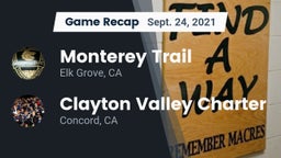 Recap: Monterey Trail  vs. Clayton Valley Charter  2021