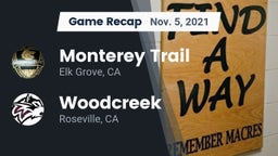 Recap: Monterey Trail  vs. Woodcreek  2021
