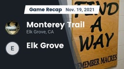 Recap: Monterey Trail  vs. Elk Grove 2021