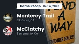 Recap: Monterey Trail  vs. McClatchy  2023