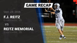 Recap: F.J. Reitz  vs. Reitz Memorial  2016