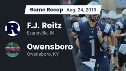 Recap: F.J. Reitz  vs. Owensboro  2018