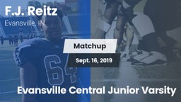 Matchup: F.J. Reitz vs. Evansville Central  Junior Varsity 2019
