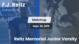 Matchup: F.J. Reitz vs. Reitz Memorial  Junior Varsity 2019