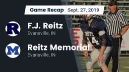Recap: F.J. Reitz  vs. Reitz Memorial  2019