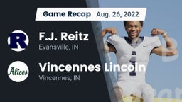 Recap: F.J. Reitz  vs. Vincennes Lincoln  2022