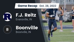 Recap: F.J. Reitz  vs. Boonville  2022