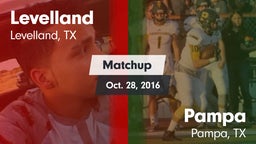 Matchup: Levelland High vs. Pampa  2016