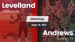 Matchup: Levelland High vs. Andrews  2017