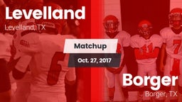 Matchup: Levelland High vs. Borger  2017