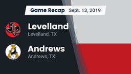 Recap: Levelland  vs. Andrews  2019