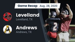 Recap: Levelland  vs. Andrews  2020