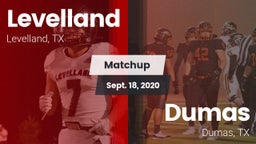 Matchup: Levelland High vs. Dumas  2020