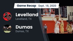 Recap: Levelland  vs. Dumas  2020