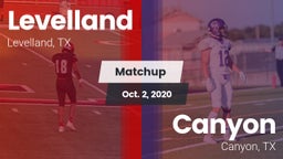 Matchup: Levelland High vs. Canyon  2020